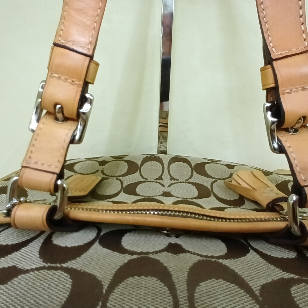 Coach Y2K Signature Hampton Tassel Satchel Handbag 6828 Coach - Picture 6 of 15